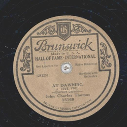 John Charles Thomas - In the Gloaming / At Dawning