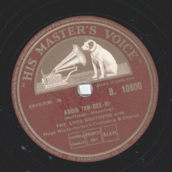 The Ames Brothers - Addio / The Naughty Lady of Shady Lane