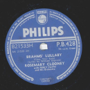 Rosemary Clooney - Where will the dimple be? / Brahms Lullaby