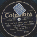 Berkes Bela - Ugy Megyünk el Egymas Mellett amiota asszony lettel ... / Itt hagyom a falutokat sarga rosza