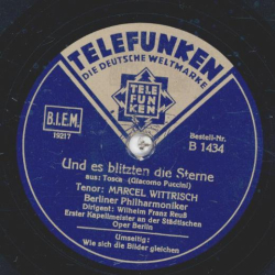 Marcel Wittrisch - Und es blitzten die Sterne / Wie sich die Bilder gleichen