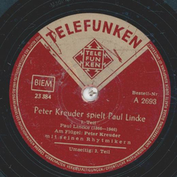 Peter Kreuder - Peter Kreuder spielt Paul Lincke Teil I und II