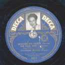 Yvonne Blanc - Boogie Woogie Runway / a) Beware my heart b) The Egg and I