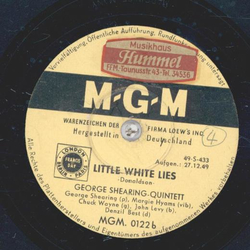 George Shearing Quintett - Pick yourself up / Little white lies