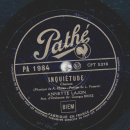 Annette Lajon - Si la sol / Inquitude
