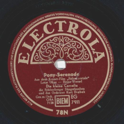 Die kleine Cornelia und die Schönberger Sängerknaben - Pony-Serenade / Lieber Gott, laß die Sonne wieder scheinen