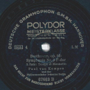Paul van Kempen - Beethoven, op. 93 Symphonie Nr. 3 F-dur, Teil III und IV