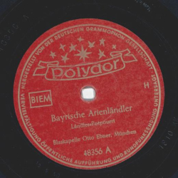 Blaskapelle Otto Ebner - Bayrische Arienländler / Stimmungsländler