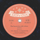 Willy Schneider - Das kannst du nicht ahnen / Kornblumenblau