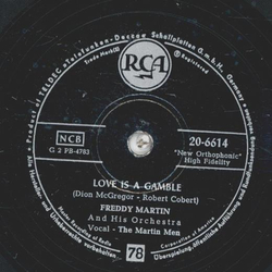 Freddy Martin - Love is a Gamble / One Finger Piano 