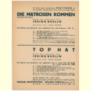Notenheft / music sheet - Die Matrosen kommen: ... und wo...