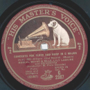 Marcel Moyse und Mlle. Lily Laskine - Concerto for Flute and Harp in C Major K.V. 299 (2 Records)