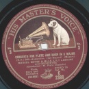 Marcel Moyse und Mlle. Lily Laskine - Concerto for Flute and Harp in C Major K.V. 299 (2 Records)
