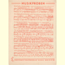 Notenheft / music sheet - Kleine Melodie, Dich...