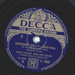 Lew Stone - Number ten lullaby lane / Sergeant Sally