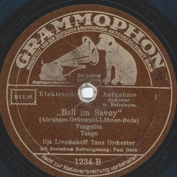 Ilja Livschakoff, Paul Dorn - Ball Im Savoy