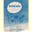 Notenheft / music sheet - Babdadu