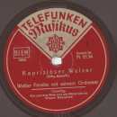 Walter Fenske - Ein Lied aus Wien und ein Mädel wie du / Kapriziöser Walzer