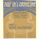 Notenheft / music sheet - Auf ins Orpheum!