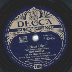 Vico Torriani - Hayà Ole / Donna Theresa