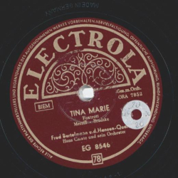 Fred Bertelmann u. d. Hansen-Quartett - Tina Marie / In Hamburg sind die Nächte lang