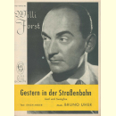 Notenheft / music sheet -  Gestern in der Straßenbahn