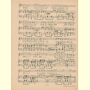 Notenheft / music sheet -  Der unbekannte Sänger