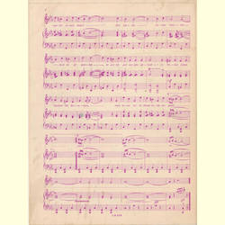 Notenheft / music sheet -  Skandal im Harem