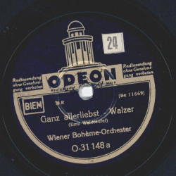 Wiener Bohème-Orchester - Ganz allerliebst / Goldregen Walzer