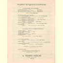 Notenheft / music sheet - Wiener Melodie