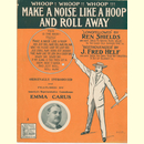 Notenheft / music sheet - Make A Noise Like A Hoop, And...