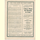 Notenheft / music sheet - Make A Noise Like A Hoop, And...