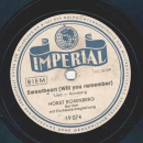 Horst Rosenberg - Sing mir das Lied noch einmal / Sweetheart