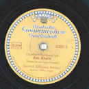 Heinrich Schlusnus - Wanderlied / Am Rhein