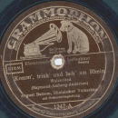 August Batzem - Komm, trink und lach am Rhein / Bums vallera