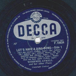 Winifred Atwell - Lets have a ding dong Teil I und II