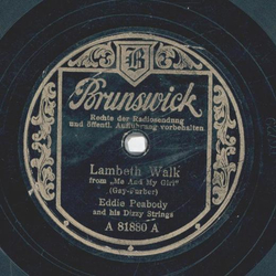 Eddie Peabody - Lambeth Walk / The Organ Played O Promise Me