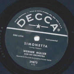 Werner Mller - All my Love / Simonetta