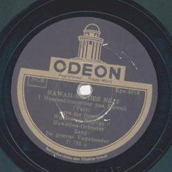 Hawaiian-Orchester - Hawaiian-Minder Nr. 1 / Hawaiian-Minder Nr. 2