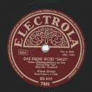Klaus Gross - Wenn Augen sprechen könnten / Das kleine Wort Salut