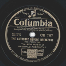 The New Music of Reginald Foresythe - Volcanic / The Autocrat Before Breakfast
