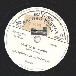 Tito Puente - Tuxedo Junction / Lare Lare