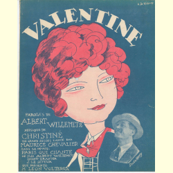 Notenheft / music sheet - Valentine