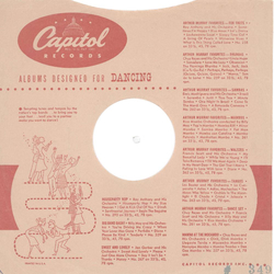 Original Capitol Cover fr 25er Schellackplatten A31 B