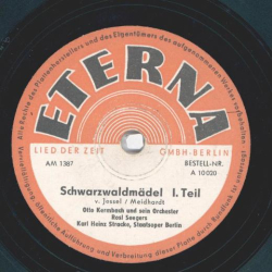 Otto Kermbach und sein Orchester - Schwarzwaldmädel Teil I / Schwarzwaldmädel Teil II