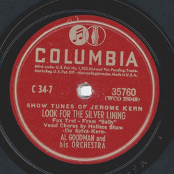 Al Goodmann - Look For The Silver Lining / They Didn t Beoieve Me
