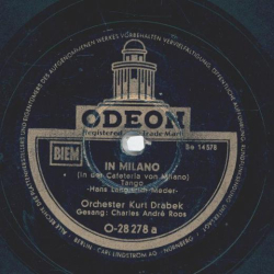 Charles Andrè Roos - In Milano / Unter den Bäumen der alten Allee