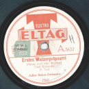 Adler Salon-Orchester - Erstes Walzerpotpourri, Teil I und II