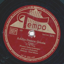 Liane Hnsch / Gerd Stone - Tango Max / Addio Donna Grazia