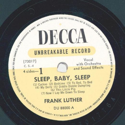 Frank Luther - Sleep, Baby, Sleep ...and other songs (2 Records)